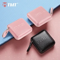tmt leather shell tape measure for cloth body measuring travel camping for sewing tailor measurement retractable dual tools pink
