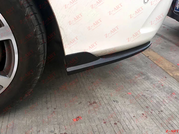 Z ART реальные углеродное волокно спереди губ для Benz C class 2015 2018 подбородка Mercedes W205