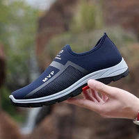 slip on men shoes mesh sport shoes male big size running shoes man low top blue sneakers breathable mens summer sports shoe i2