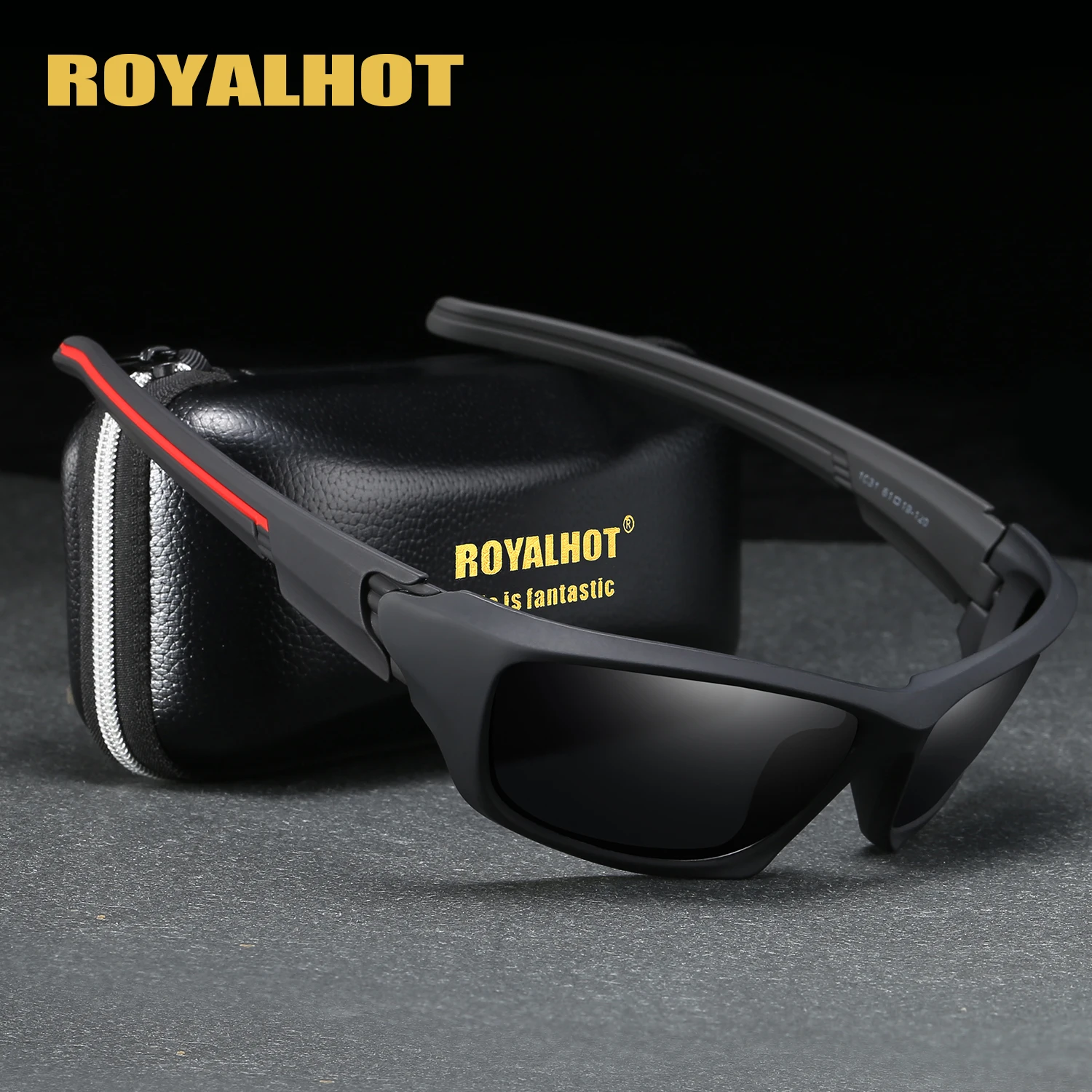 RoyalHot Men Women Polarized Square Frame Sports Sunglasses Vintage Sun Glasses Retro Eyewear Shades Oculos Male 900172