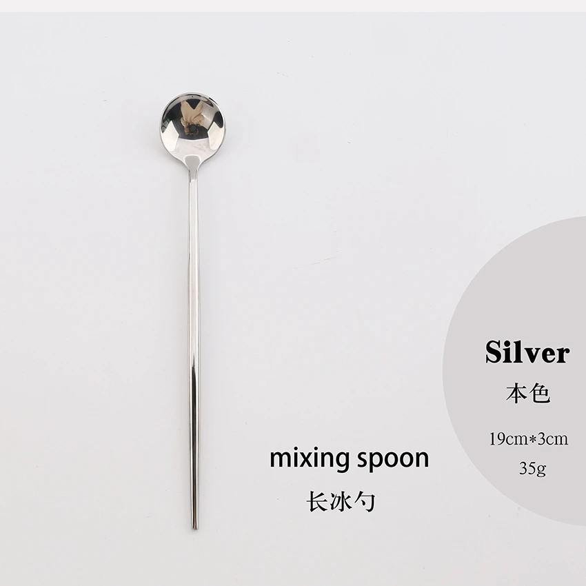 High Quality Gold Cutlery Set Stainless Steel Portable Dinnerware Set Mirror Polishing Food Steak Fork Spoon Knife Chopstick 1pc - Цвет: 17