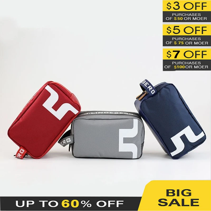 

New Golf Bag Men's Multi-function Storage Bag Two Zippers Large Capacity Golf Tool Bag Golf Supplies,Shipped Within 24 Hours