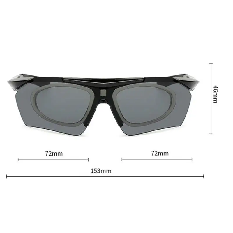 

MUZI Professional Polarized 5 Len Cycling Glasses MTB Road Bike Sport Mirror Sunglasses Riding Eyewear UV400 Bicycle Goggles Men