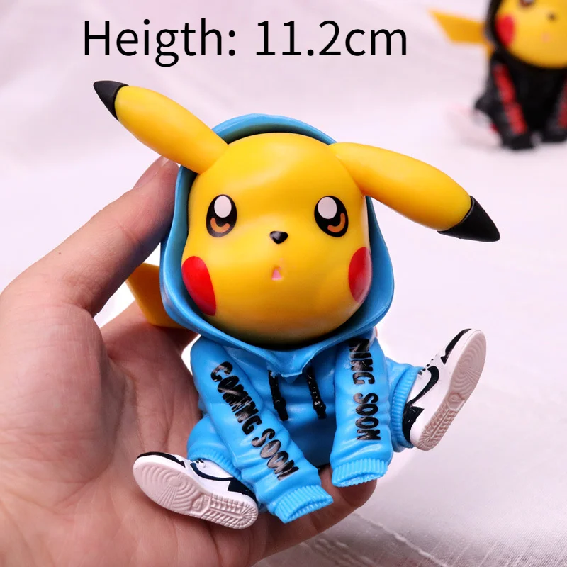 

Anime Kawaii Pokemones Figures Pikachu PVC Toys Model Kids Doll Action Figurine Brinquedos Pocket Monster Decor Collectible Gift