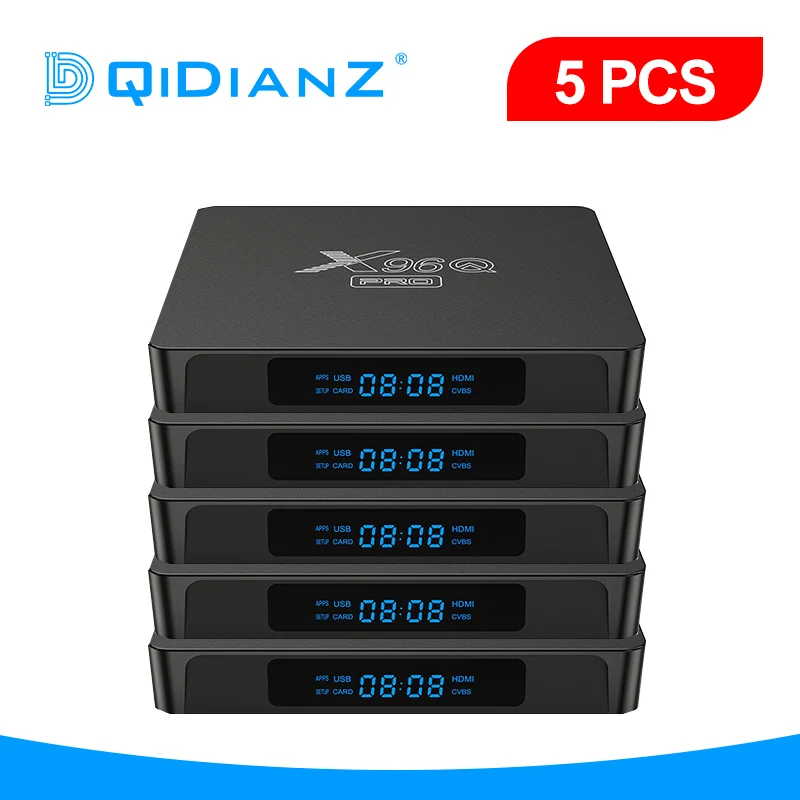 2021 Новое поступление X96Q pro 5 шт. ТВ коробка android 10 0 Allwinner H313 2 4 и 5G WI FI медиа