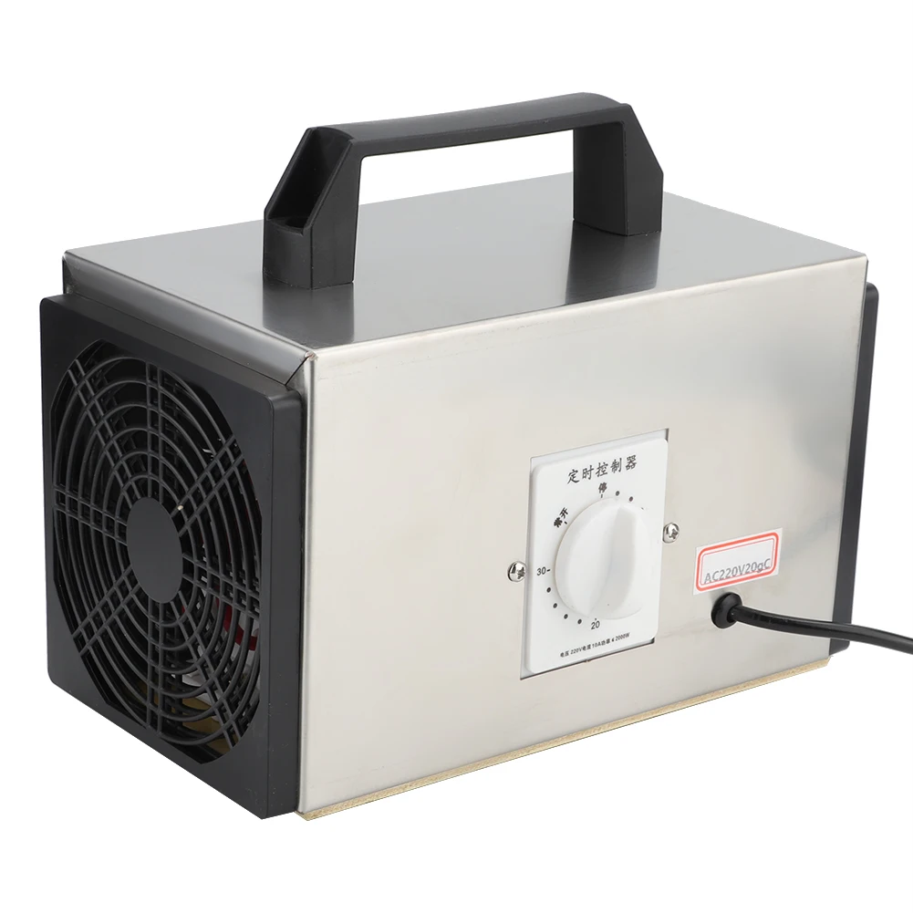 barato 20 G/h Interruptor De Sincronização Ozonizador Purificador Ar Gerador Ozônio Máquina Desinfecção Plug Ue 250v Purificador Ar Formaldeído Remover