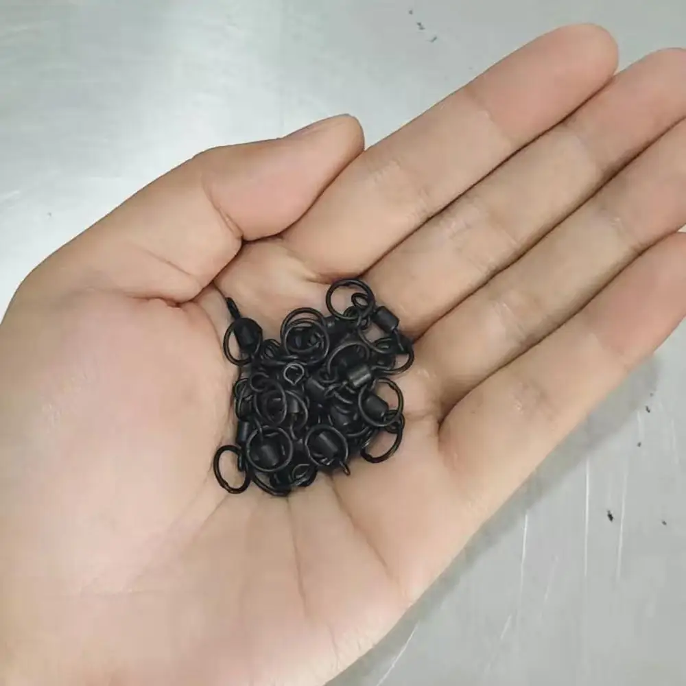 20 шт. рыболовные Вертлюги с кольцом для ловли карпа|Коробки рыболовной снасти| |