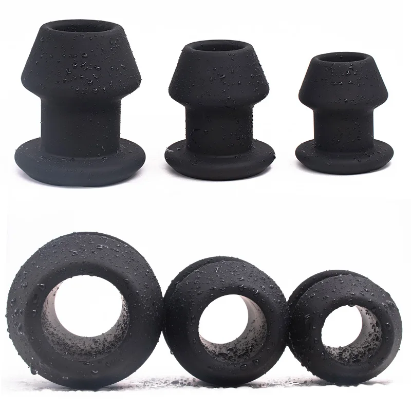 Большая Анальная пробка силиконовый полый массаж простаты вагинальный дилатор