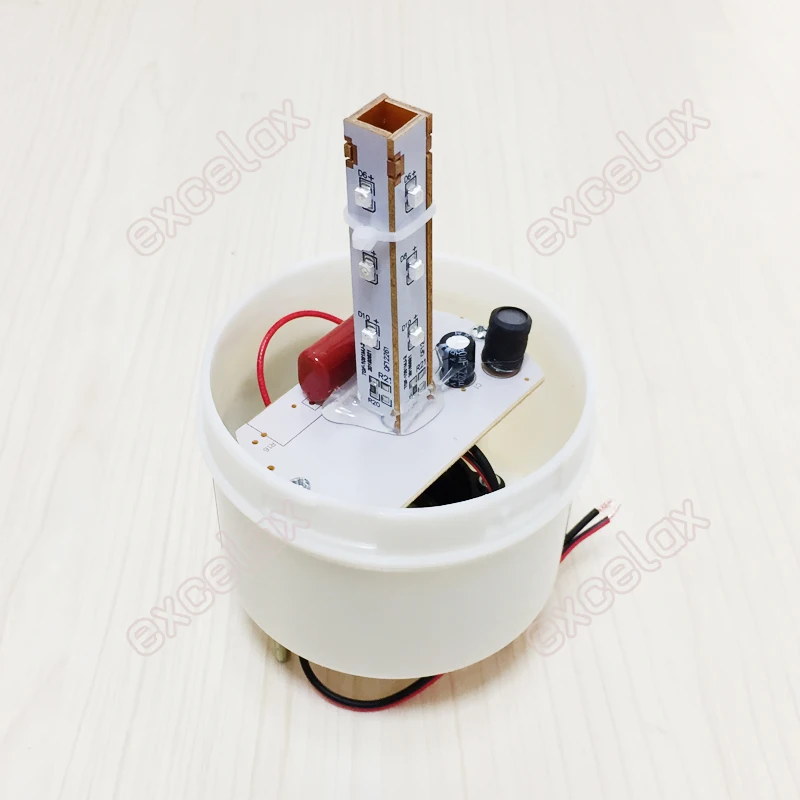 Бесшумные светодиодный Предупреждение Светильник вращения стробовая сирена