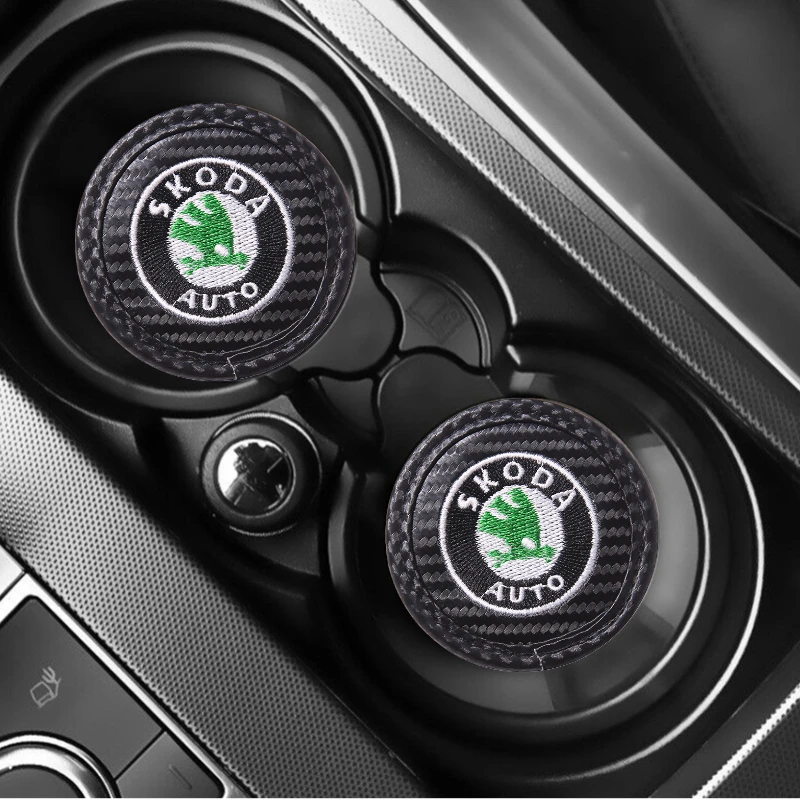 2 шт. автомобильные Противоскользящие коврики для Skoda Octavia A7 Tour RS Rapid Kodiaq Superb Kamiq Yeti