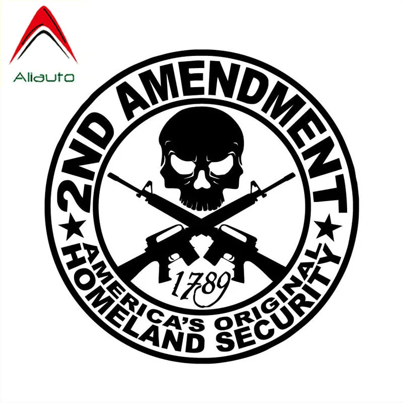 

Aliauto креативные автомобильные стикеры 2nd поправка винил мотоциклетные автомобилей аксессуары декоративные светоотражающие наклейки, 15 см *...