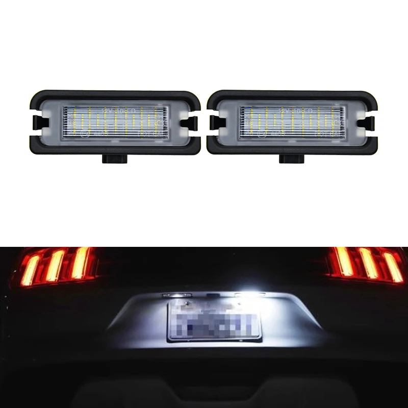 Для Ford Mustang 2015 2016 2017 2018 2019 Xenon White Led задний номерной знак свет лампа CAN bus|Сигнальная