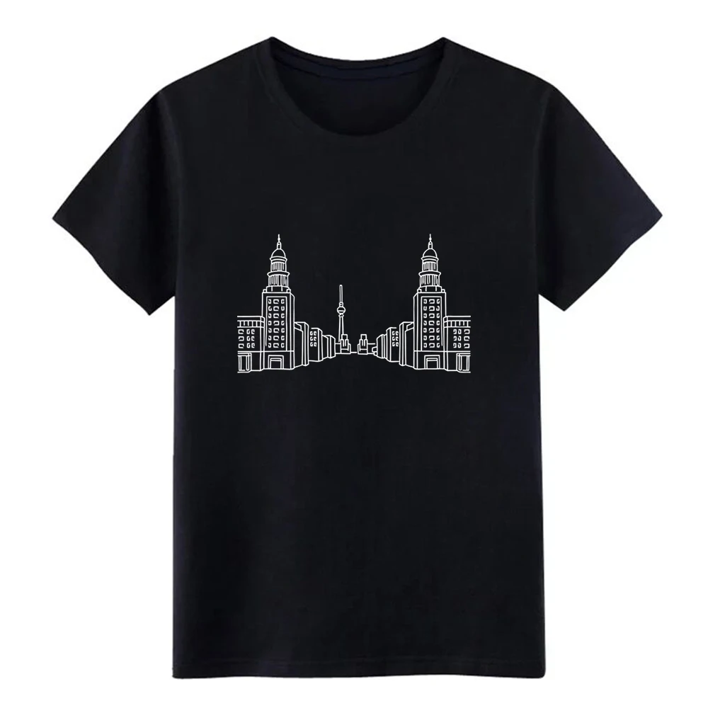 

Men's Frankfurter Tor Berlin t shirt create 100% cotton Euro Size S-3xl Unique Graphic Casual Spring cool shirt