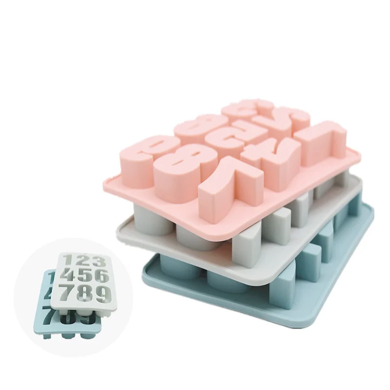1-9 цифр силиконовая форма для выпечки День рождения торт свеча может сделать мыло