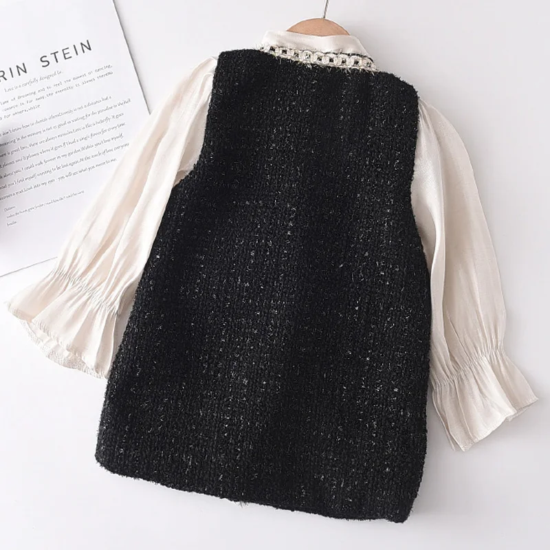 Платье для маленьких девочек Melario зимний модный Детский костюм платье в стиле