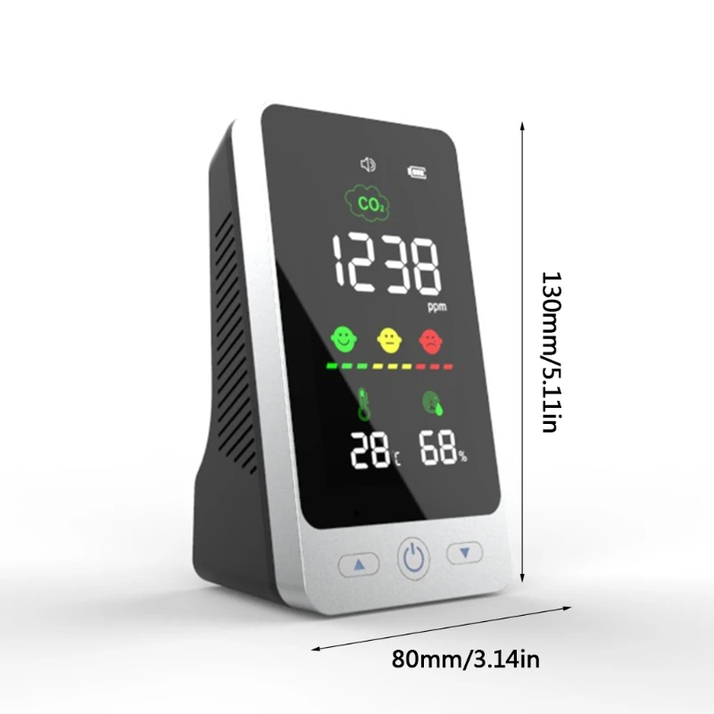 

50LA Indoor Air Quality Monitor Carbon Dioxide Temperature Detector Sensor Analyzer