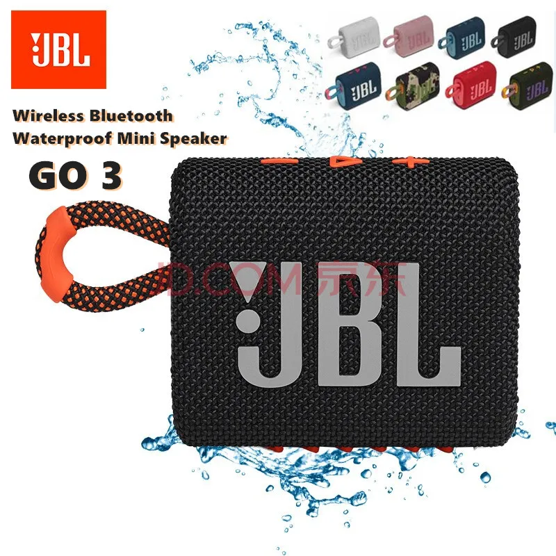 100% оригинальный JBL GO 3 GO3 беспроводной Bluetooth-динамик сабвуфер наружный динамик водонепроницаемый басовый звук мини-динамик caixa de som