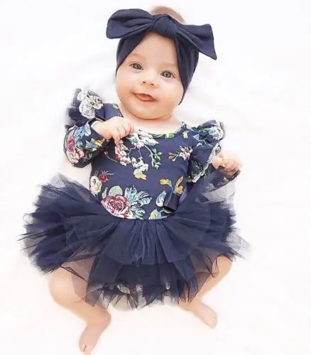 Новинка винтажное платье для маленьких девочек кружевное с цветочным рисунком