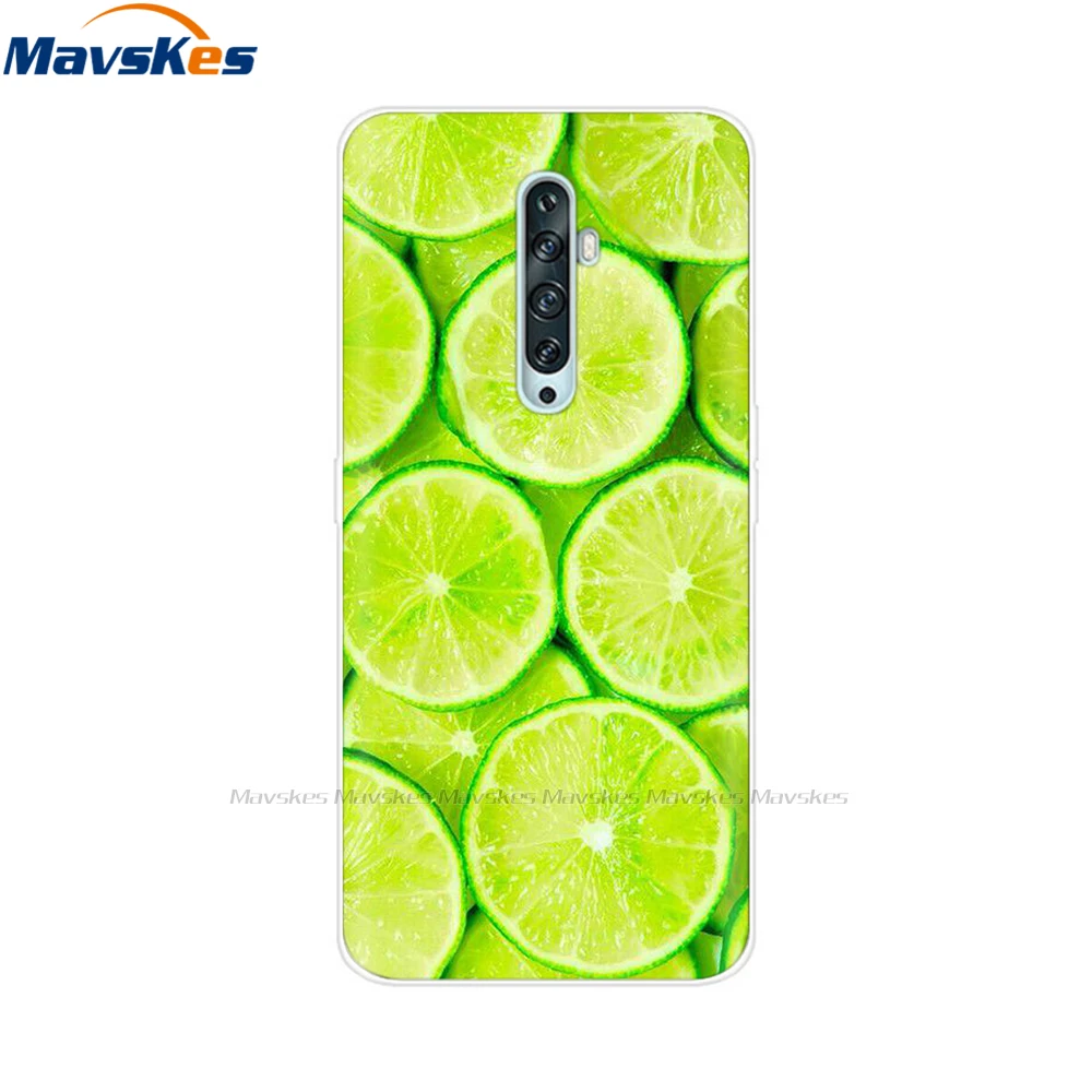 For OPPO Reno 2 Case Cat Flower Soft TPU Clear Back Cover for OPPO Reno 2Z Reno2 Z F Reno2Z Cases Reno 10X Zoom Silicone Bumper