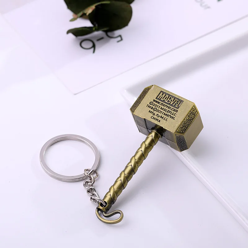 Marvel Raytheon брелок металлический Молот Брелок Мстители окружающие фильмы подарки