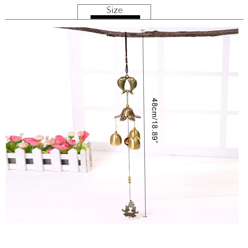 

Antique Wind Chime Copper Yard Garden Outdoor Living Decoration Metal Wind Chimes Outdoor Chinese Oriental Lucky Metal Wind Bell