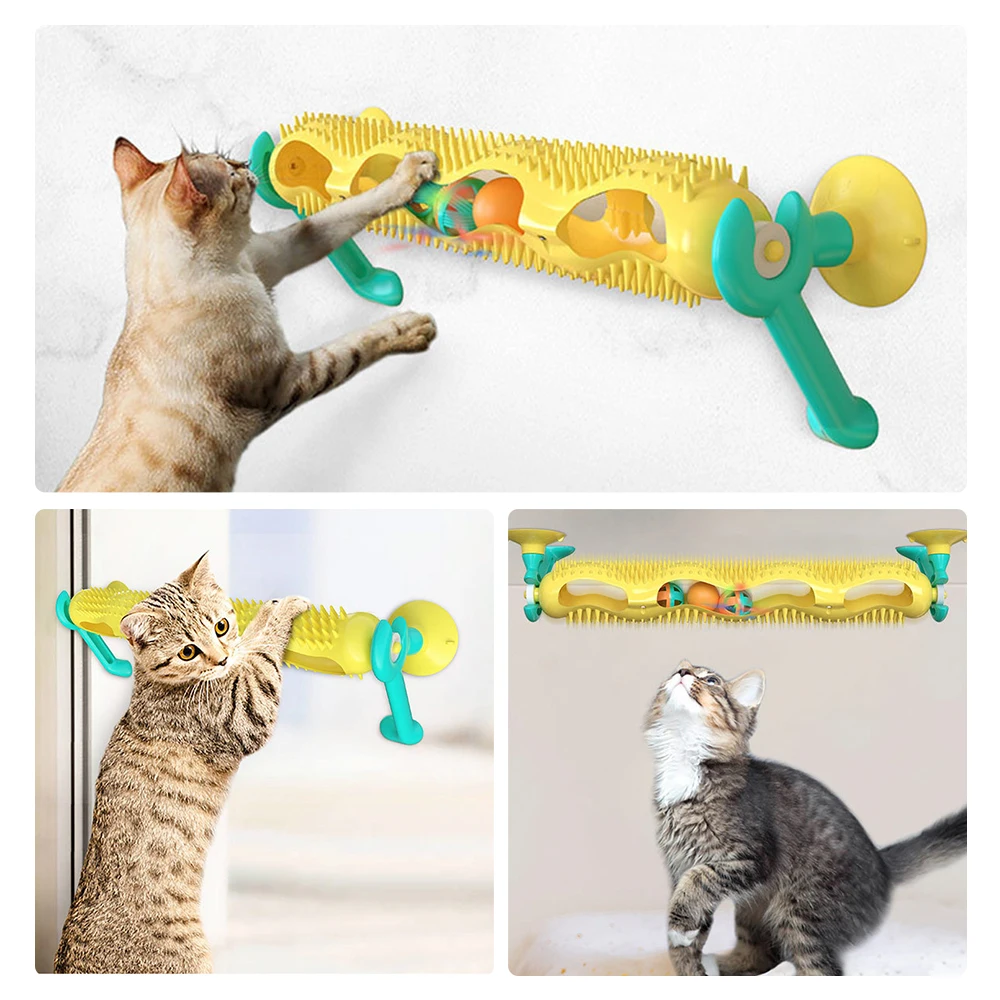 Новый игрушечный мяч для кошек настенные игрушки жевания полипропиленовые