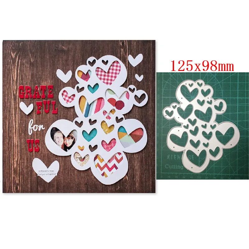 

Craft dies String Hearts Border Metal Cutting Dies for Card Making Scrapbooking dies Embossing Dies Cuts Stencils dies New 2021