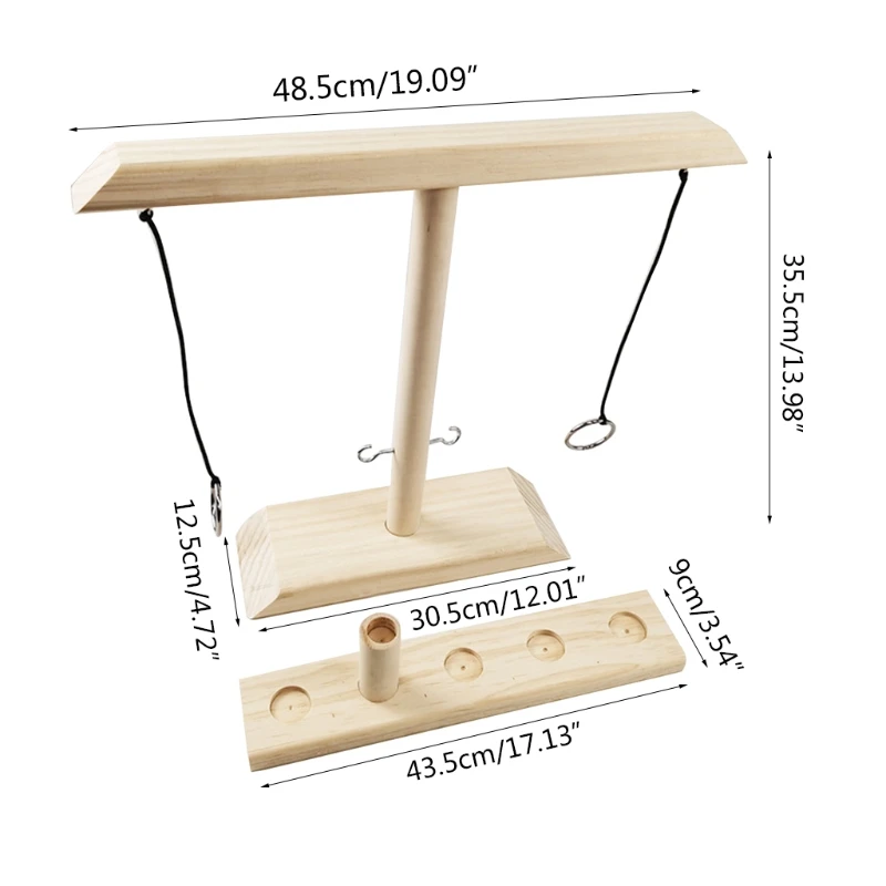 

Funny Ring And Hook Anti Stress Ring Toss Head to Head Yard Battle Game Family Dinner Party Toys