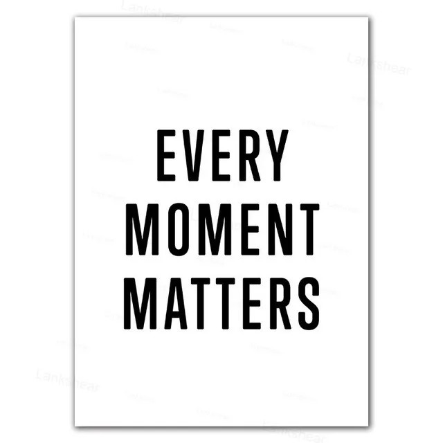 

Black White Love Smile Quote Motivational Wall Art Canvas Poster and Prints Education Modular Picture Painting Home Decor