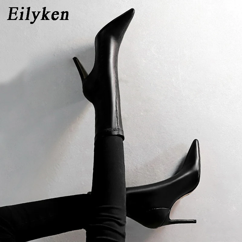 Eilyken/2022 г. Весенние Высококачественные ботинки из мягкой PU искусственной кожи