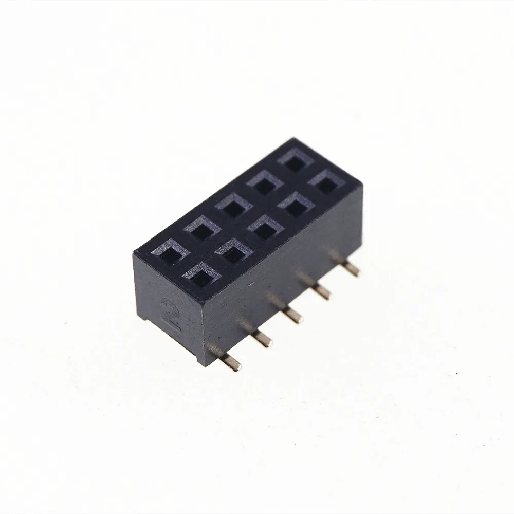 100 шт. 2x5 P 10 Pin 2 0 мм штырьковый штырь женский двухрядный SMT PCB поверхностное