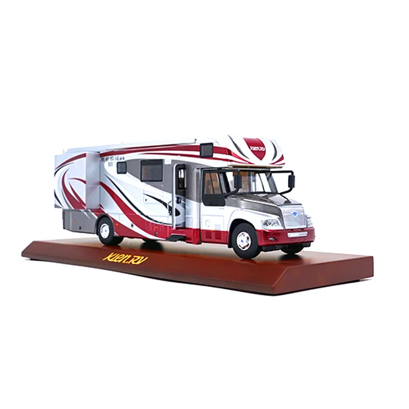 Модель грузовика Yutong 1:43 Zk5180 Kien Rv Die Cast седан автобусная модель для отдыха с