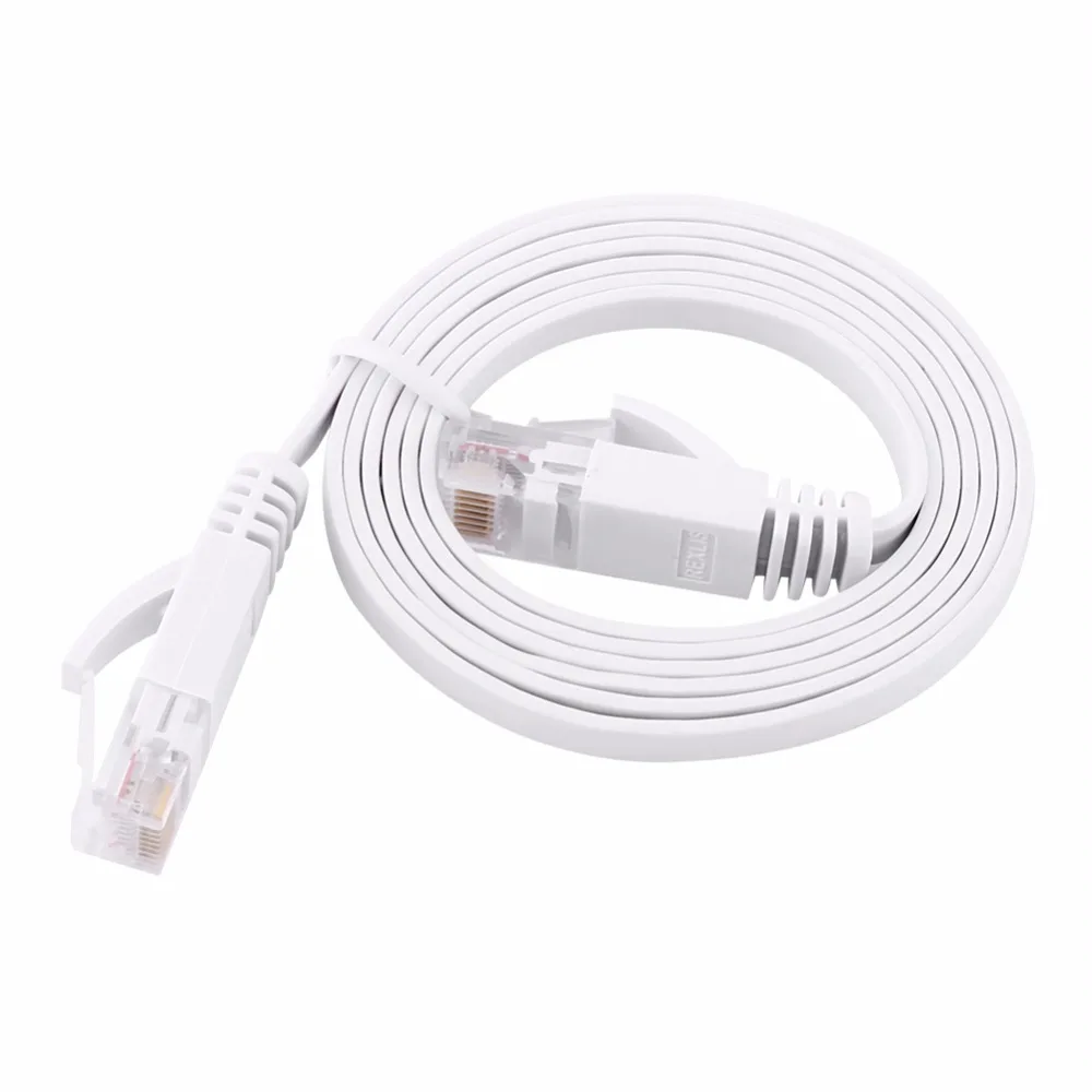 Сетевой кабель CAT6 CAT6a LAN плоский высокоскоростной патч корд RJ45 гигабитный STP с