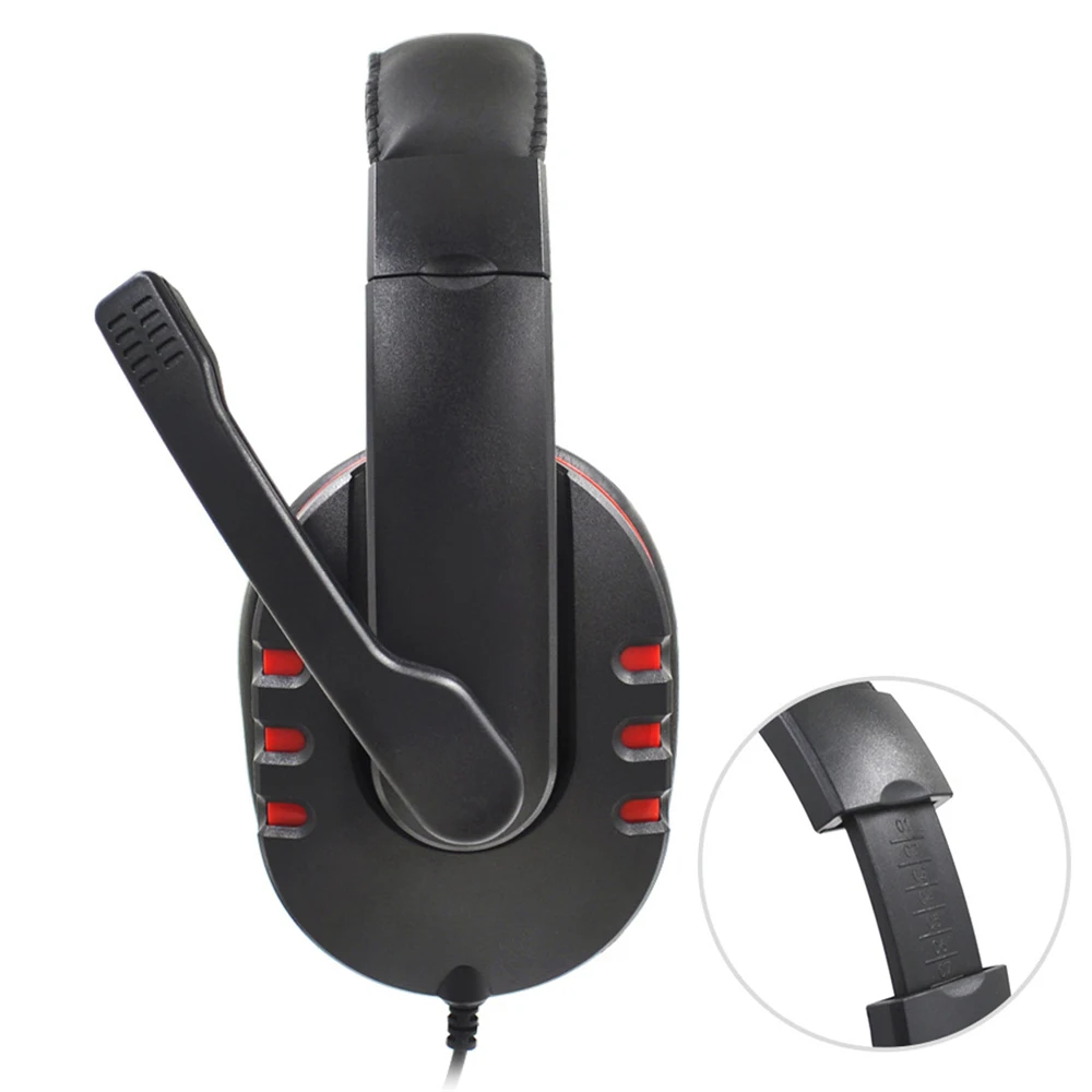 Новые наушники с микрофоном Hi Fi игровая гарнитура компьютерные портативные для