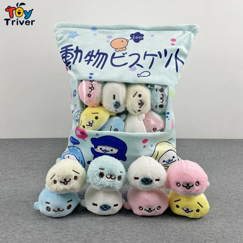 Японская подушка с морским львом морской котик Морская собака плюшевые игрушки