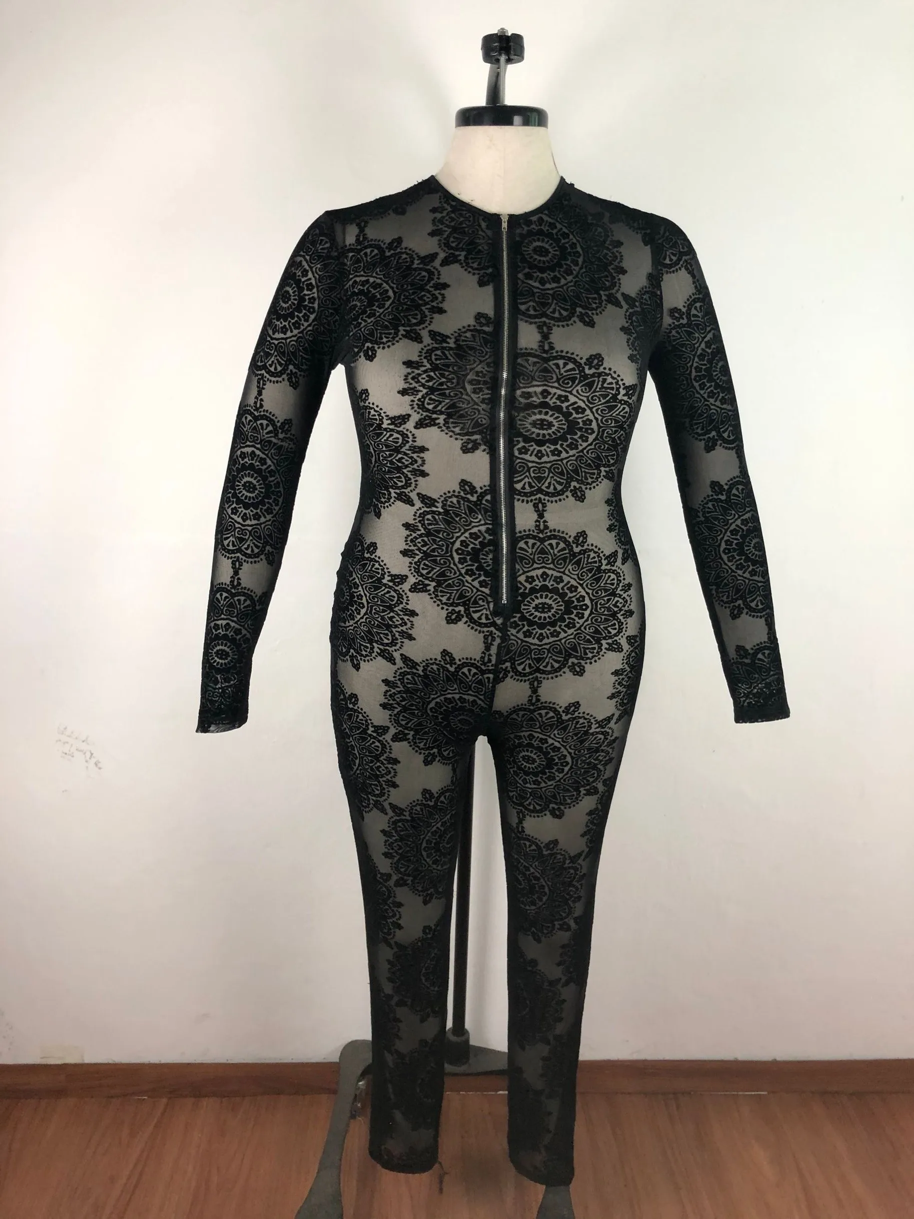 Новинка 2020 весенний женский обтягивающий комбинезон с высоким воротником и