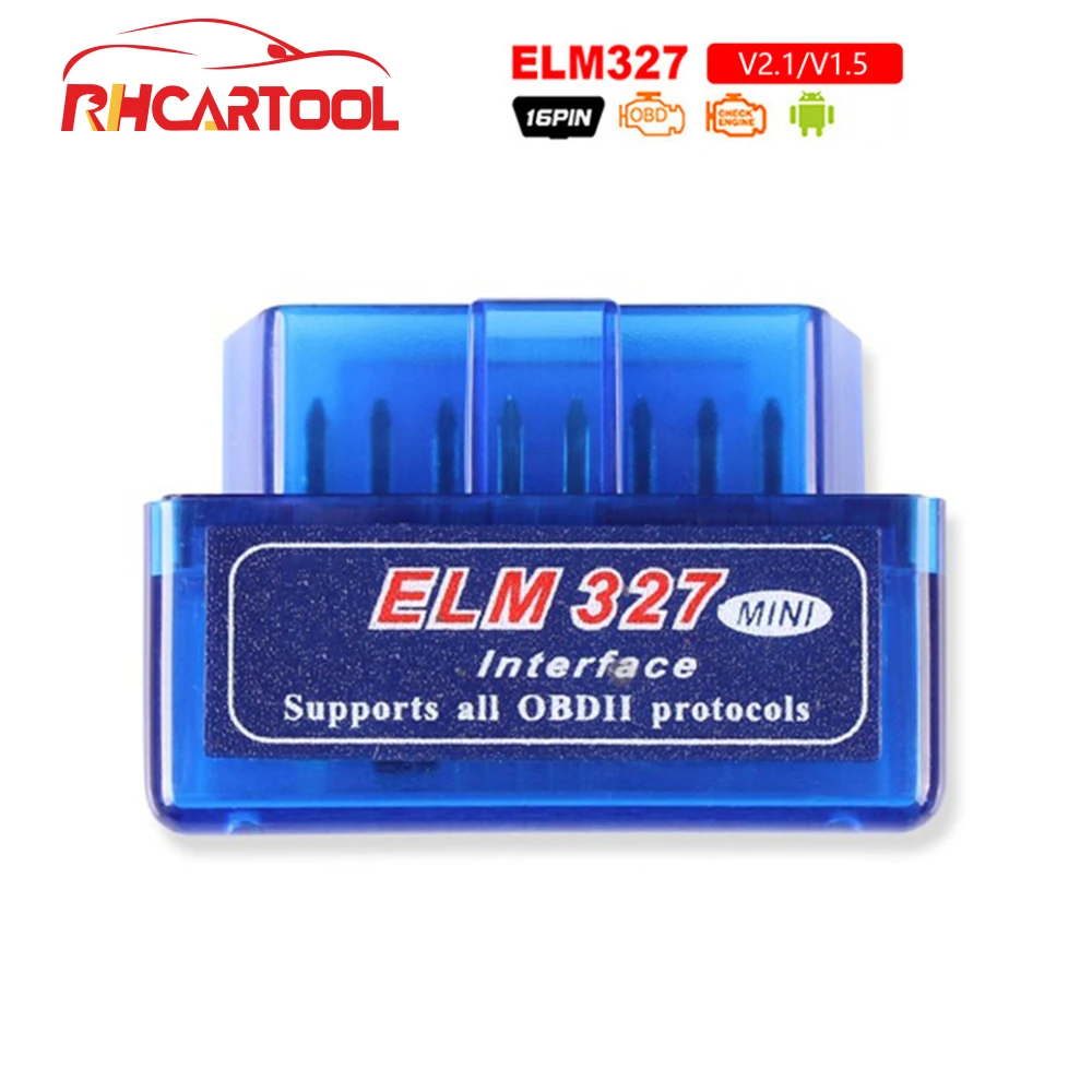 Автомобильный диагностический инструмент OBD2 ELM 327 ELM327 OBDII / V2.1 v1.5 | Автомобили и