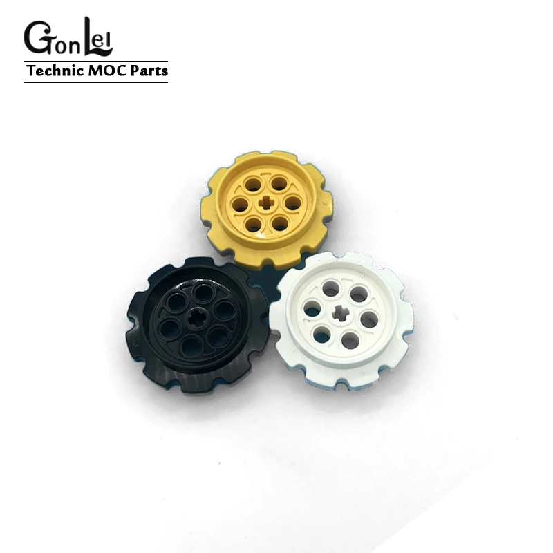 TECHNIC PARTS Technic Звездочка колеса большого гусеничного MOC кирпича совместима с No.57519 DIY