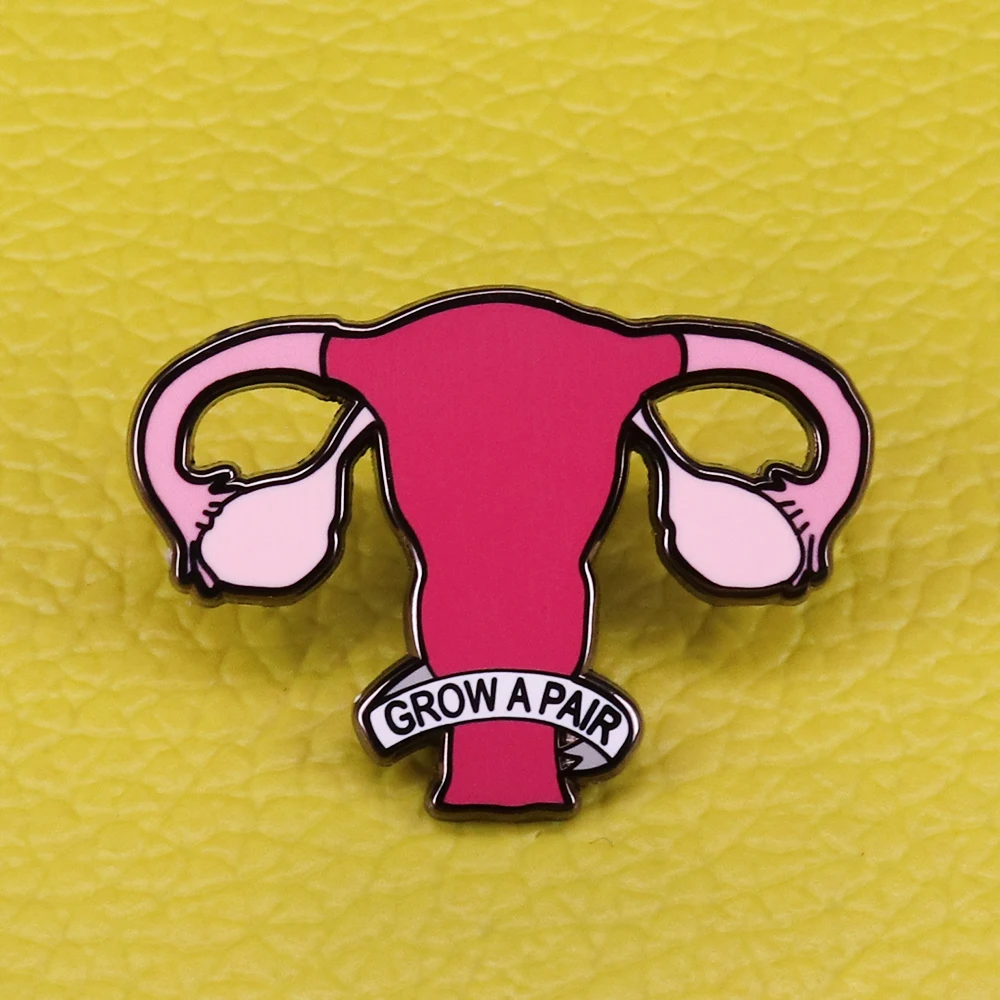 Феминистские овники брошь на матку женские права очаровательные ювелирные