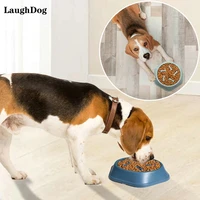 pet dog cat feeding slow food bowls anti gulping food plate pet anti choke bowl prevent obesity pet supplies dogs accessories