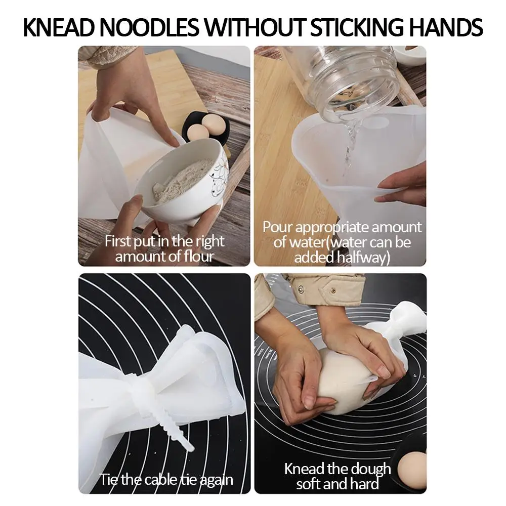 Антипригарный тесто-пакет для замешивания силикагеля силикона удобство и лапша