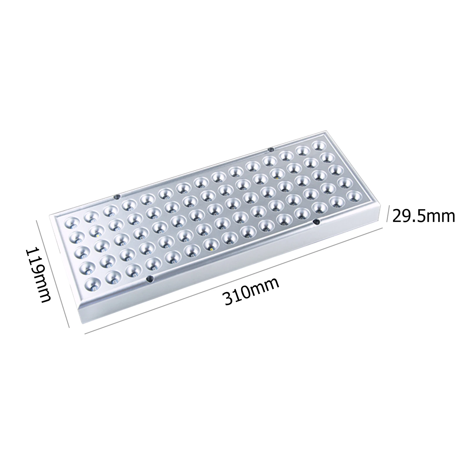 

LED Grow Light 25/45W 75/144 LED Full Spectrum Plant Growing Panel Lamp for Greenhouse Plants Seedling Vegetables and Flower