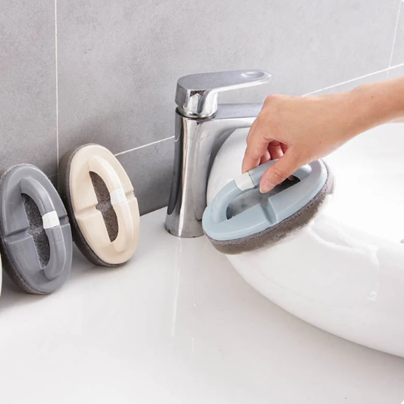 Практичная ручка дизайн губчатая щетка домашняя ванная комната кухонная Чистка