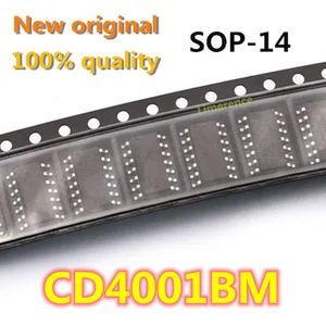 10PCS CD4001BM SOP-14 CD4001B CD4001 4001 SOP14 SMD New and Original IC Chipset