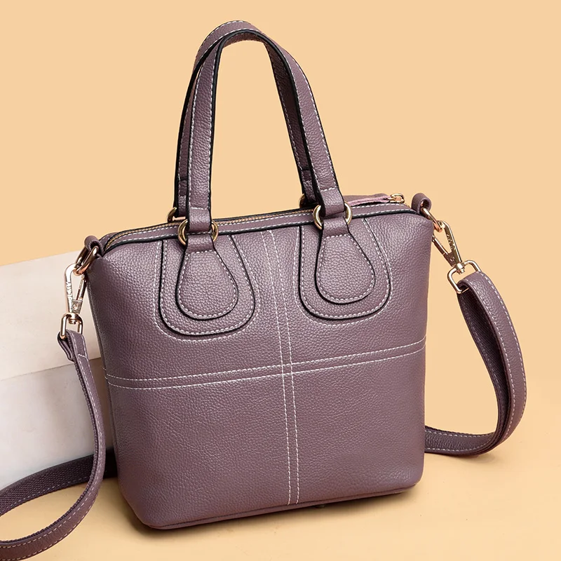 Зимний стиль роскошные женские сумки из мягкой кожи дизайнерские -мессенджеры