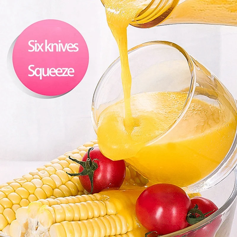 

Mini Electric Fruit Juicer Portable Blender USB Personal Milk Smoothie Maker Mixer Cup Machine for Picnic Office