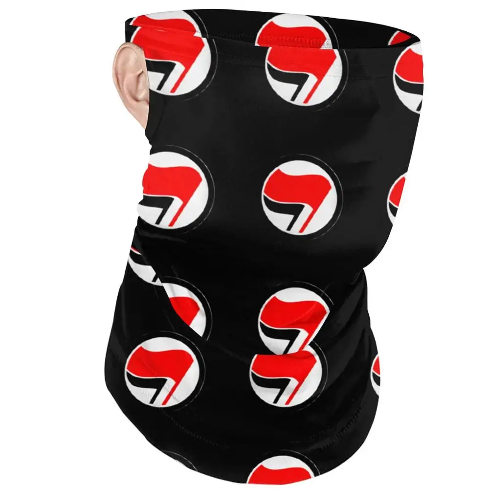 Antifascist Logo Antifa Flag bandanas bandana scarf DIY amazon canada dorsett definition design neck gaiter balaclava Scrunchies |