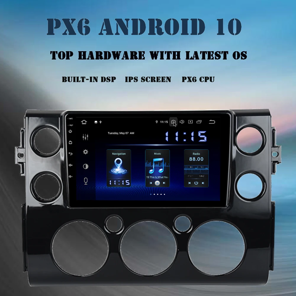 

Dasaita Android 10,0 Автомобильный мультимедийный плеер для Toyota FJ Cruiser 2007 2010 2011 2012 2015 2016 DSP 4 Гб + 64 Гб радио GPS навигатор
