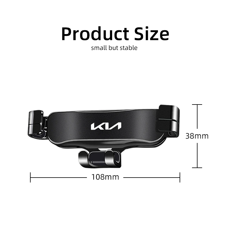 Гравитационный Автомобильный держатель для телефона автомобильный с зажимом на