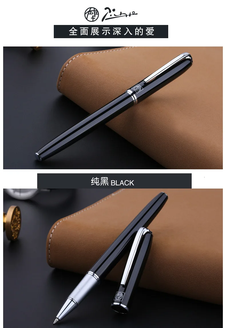 Роскошная металлическая ручка Пикассо Шариковая ручка для бизнеса stylo pennen boligrafos kugelschreiber canetas penna kalem ручки для письма 3721